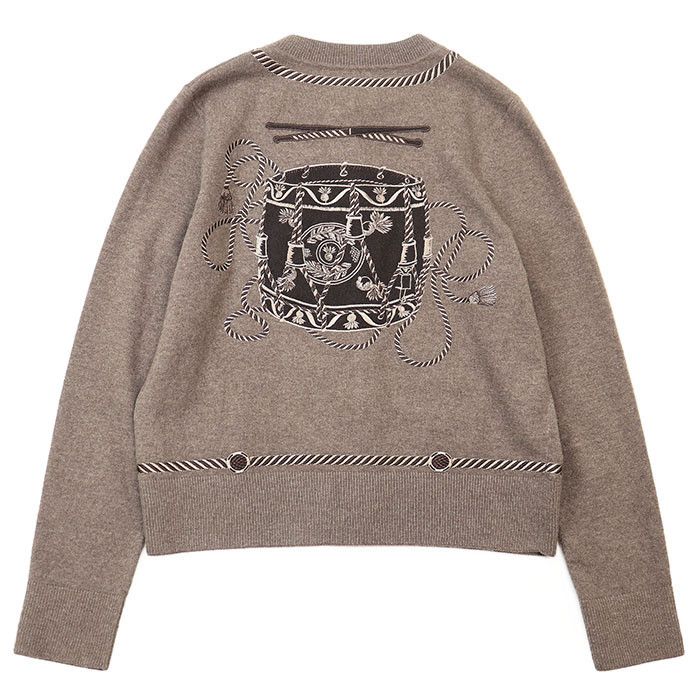 Hermes Hermes Hermes Les Tambours Wool Cardigan Others Tops Size ONE SIZE - 15 Thumbnail