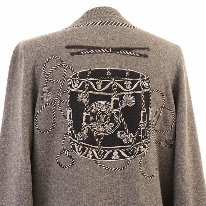 Hermes Hermes Hermes Les Tambours Wool Cardigan Others Tops Size ONE SIZE - 16 Thumbnail