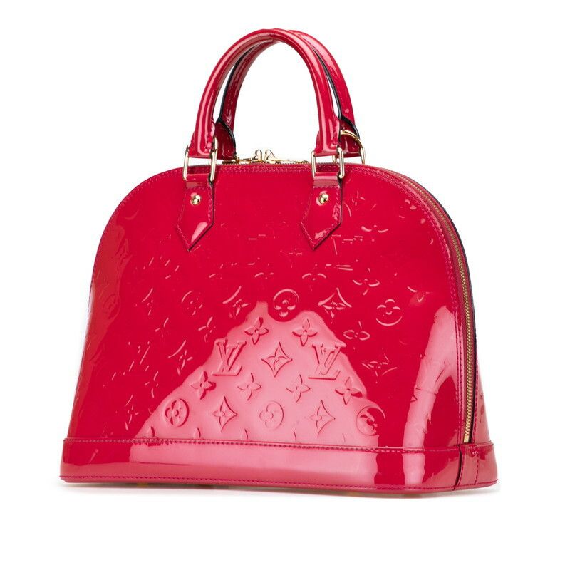Louis Vuitton Louis Vuitton Louis Vuitton Alma PM Monogram Vernis Handbag Enamel Handbag M91693 Size ONE SIZE - 2 Thumbnail