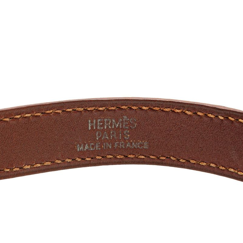 Hermes Hermes Hermes Choker Leather Metal Necklace Leather Necklace DUTY FREE for USA Size ONE SIZE - 4 Thumbnail