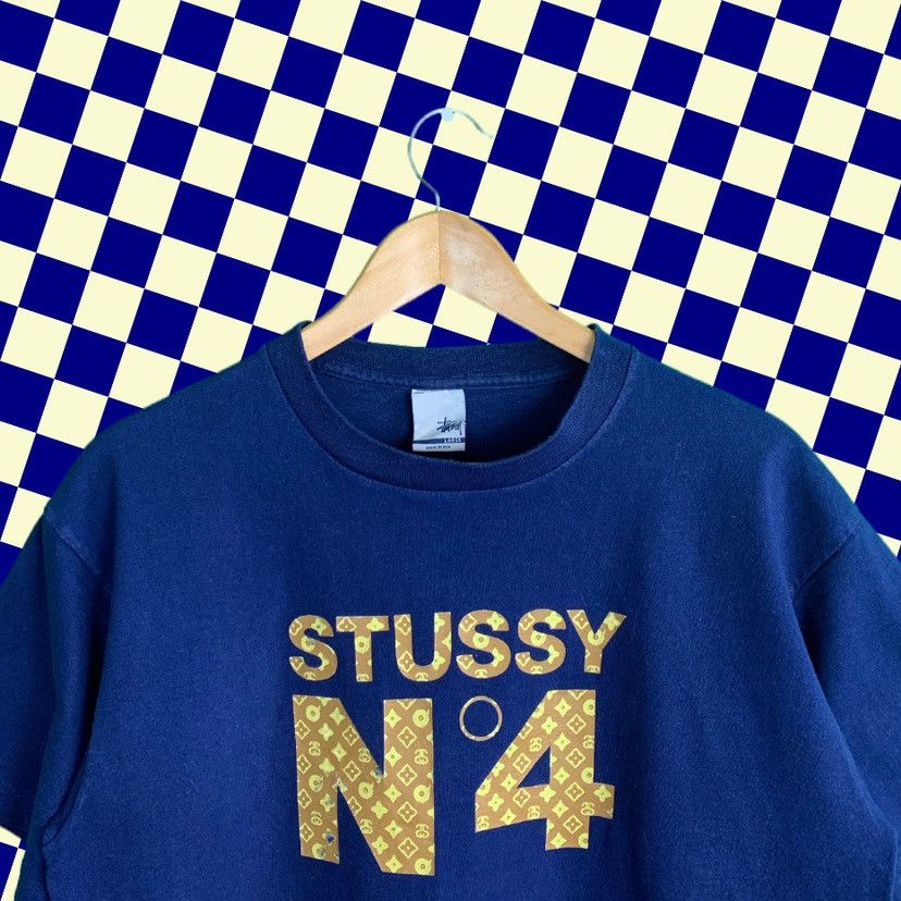 Stussy 90s Stussy Louis Vuitton Parody SS Monogram Skate Tees