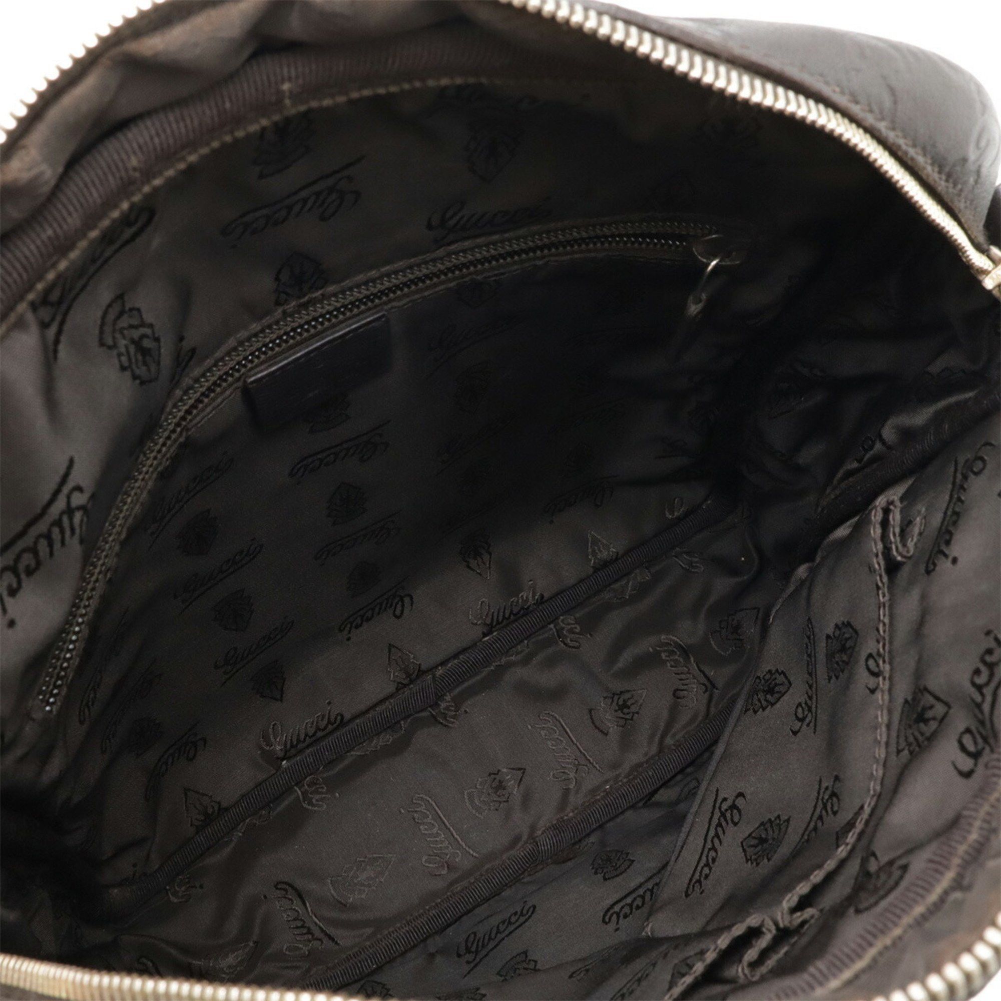 Gucci GUCCI Diamante Shoulder Bag in Black Leather 201448 Size ONE SIZE - 7 Thumbnail
