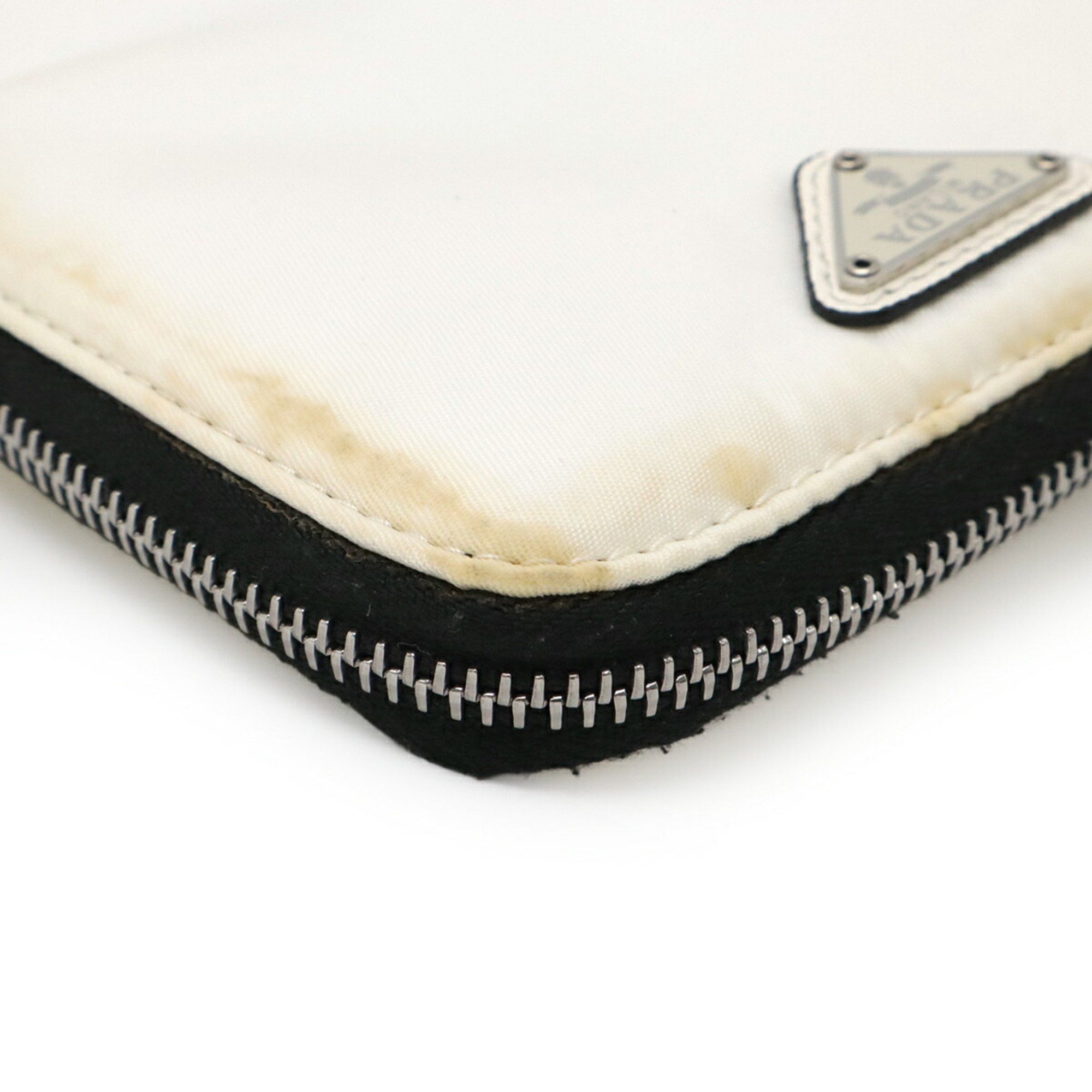 Prada Prada Smartphone Case Shoulder Bag Pouch with Neck Strap, Nylon, White, 2TT091 Size ONE SIZE - 4 Thumbnail