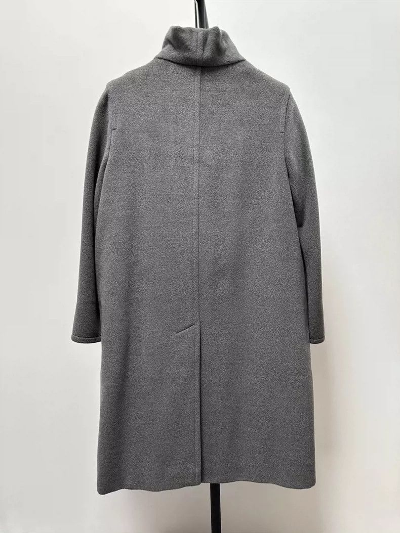Max Mara MaxMara Gray Wool Cocoon Coat -dmc Size US M / EU 48-50 / 2 - 3 Thumbnail