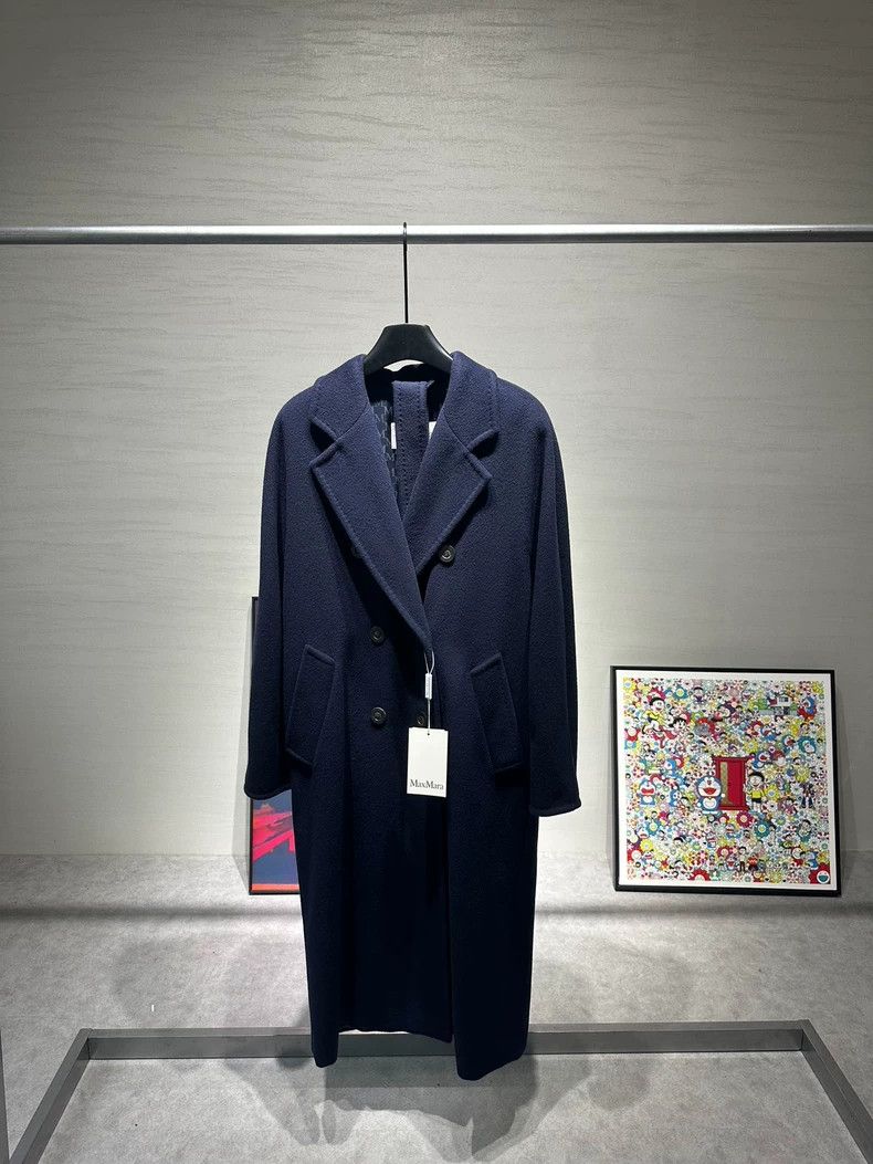 Max Mara MaxMara 101801 Long Wool Coat -dmc Size US M / EU 48-50 / 2 - 2 Thumbnail