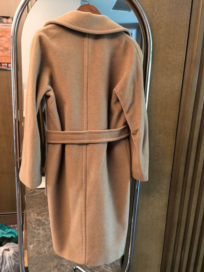Balenciaga MaxMara Camel Wool Mid-Length Coat -dmc Size US S / EU 44-46 / 1 - 4 Thumbnail