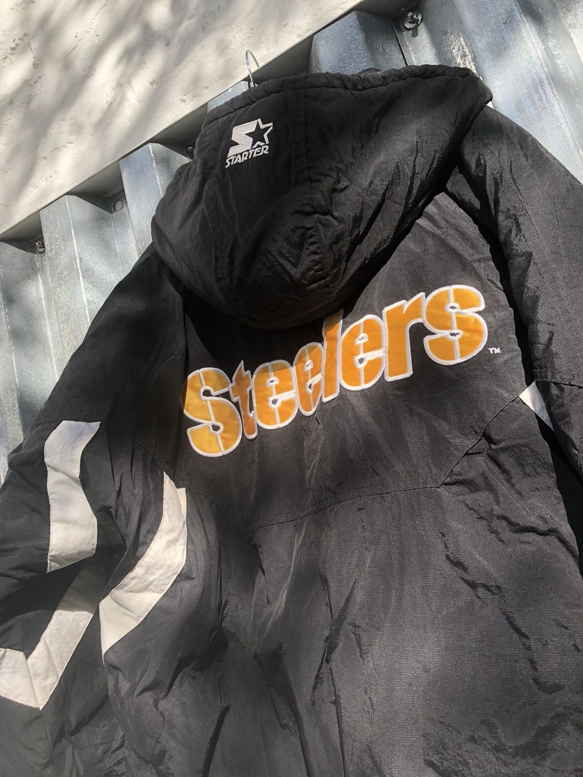 Starter Pittsburgh Steelers Puffy Windbreaker Size US L / EU 52-54 / 3 - 5 Thumbnail