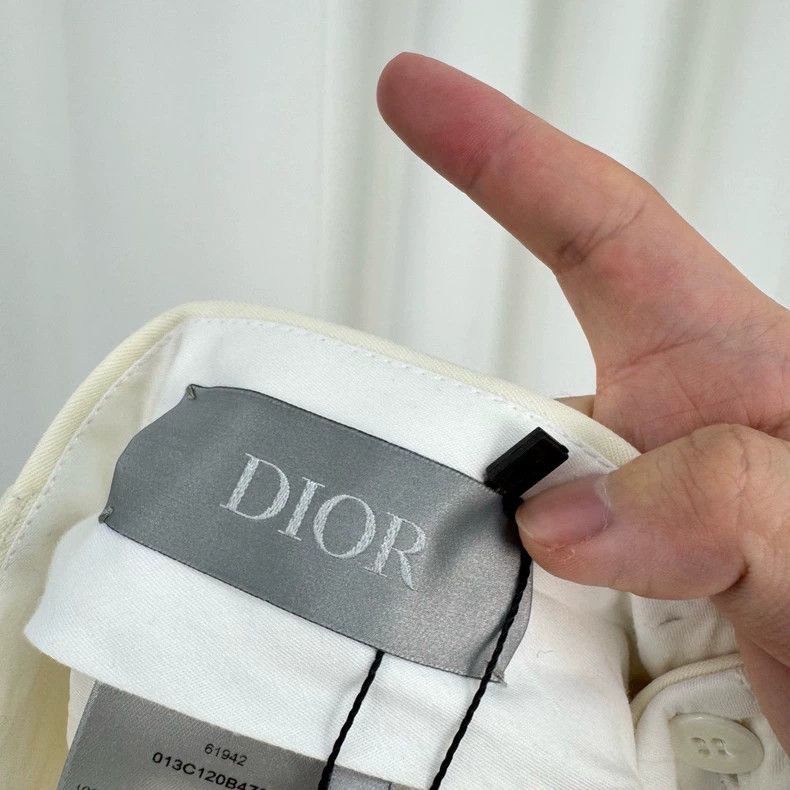 Dior Dior off-white wool casual pants Size US 44 / EU 60 - 5 Thumbnail