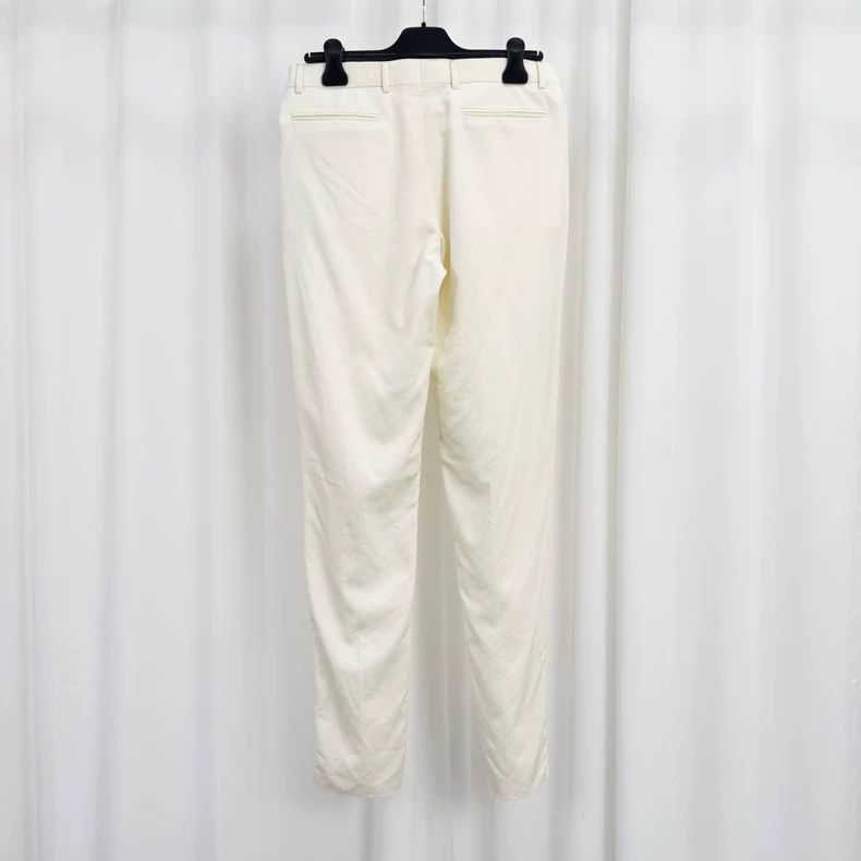 Dior Dior off-white wool casual pants Size US 44 / EU 60 - 2 Thumbnail