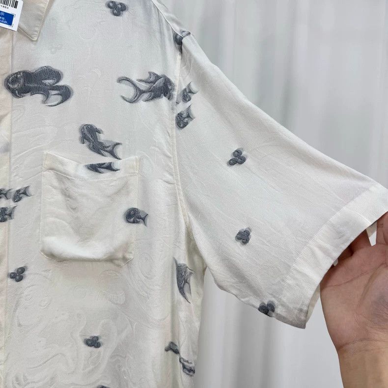 Dior Dior x Kenny silk ocean shirt Size US M / EU 48-50 / 2 - 4 Thumbnail