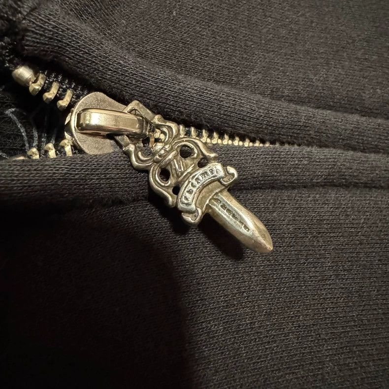 Chrome Hearts Chrome Hearts Black Gold Zip Hoodie Size US L / EU 52-54 / 3 - 4 Thumbnail