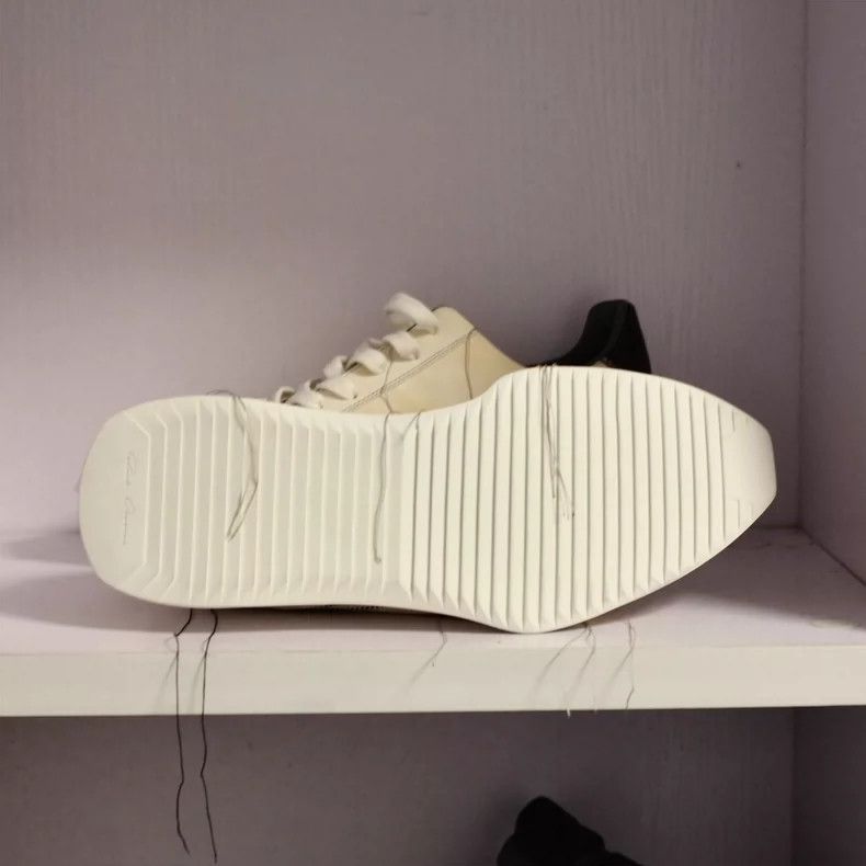 Rick Owens rickowens low top fringe sneakers Size US 15 / EU 48 - 5 Thumbnail