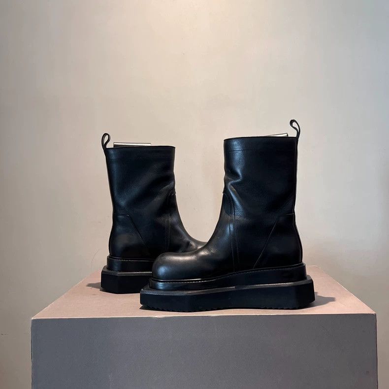Rick Owens rickowens cargo high-top platform boots Size US 8 / EU 41 - 4 Thumbnail