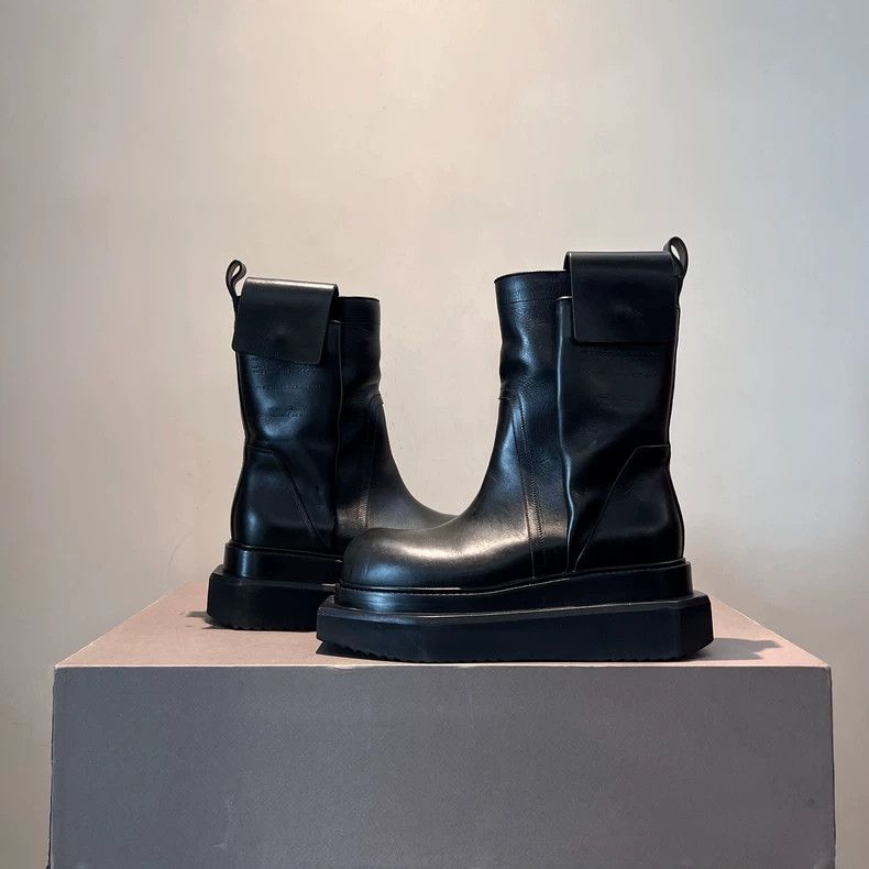 Rick Owens rickowens cargo high-top platform boots Size US 8 / EU 41 - 2 Thumbnail