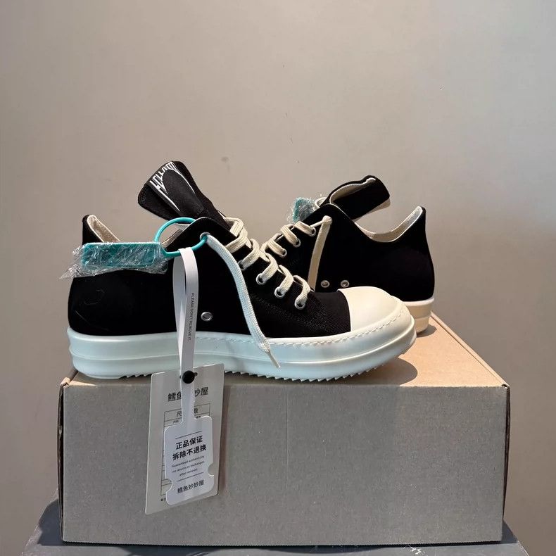 Rick Owens rickowens 25ss low top sneakers Size US 9 / EU 42 - 3 Thumbnail