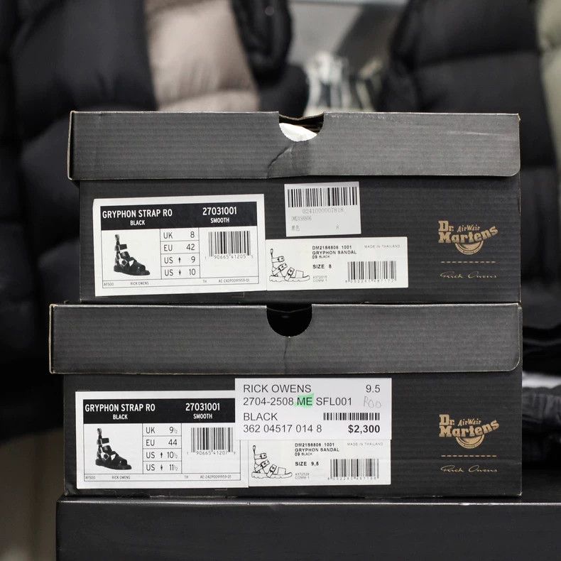 Rick Owens RickOwens x Dr.martens summer sandals Size US 11 / EU 44 - 8 Thumbnail