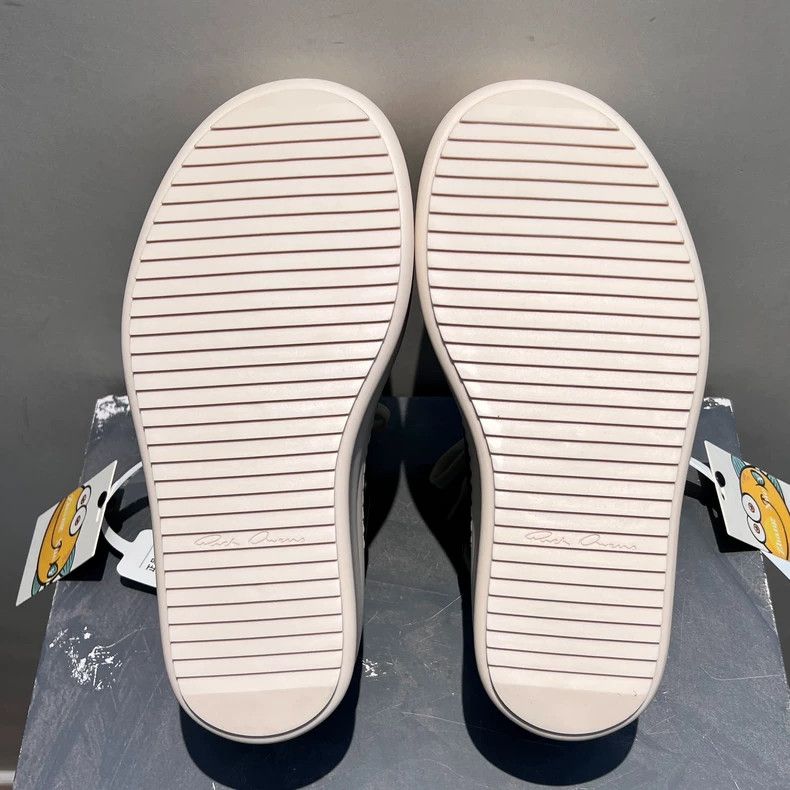 Rick Owens rickowens thick - soled cowhide Converse - style casual shoes Size US 15 / EU 48 - 5 Thumbnail