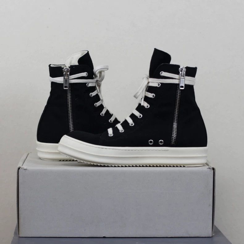Rick Owens rickowens drkshdw high top sneakers Size US 10 / EU 43 - 6 Thumbnail
