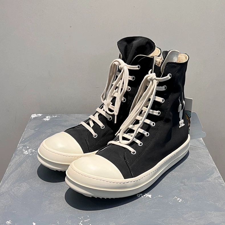 Rick Owens rickowens drkshdw high top sneakers Size US 10 / EU 43 - 2 Thumbnail