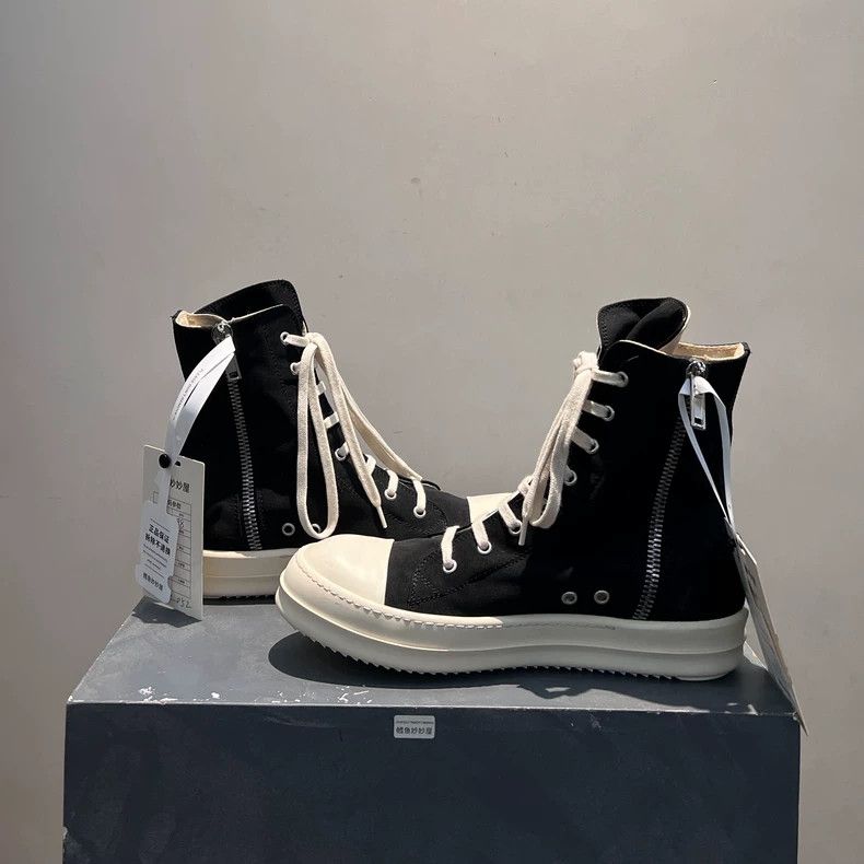 Rick Owens rickowens drkshdw high top sneakers Size US 10 / EU 43 - 4 Thumbnail