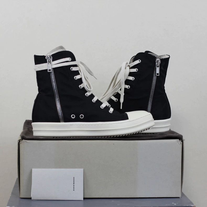 Rick Owens rickowens drkshdw high top sneakers Size US 9 / EU 42 - 4 Thumbnail