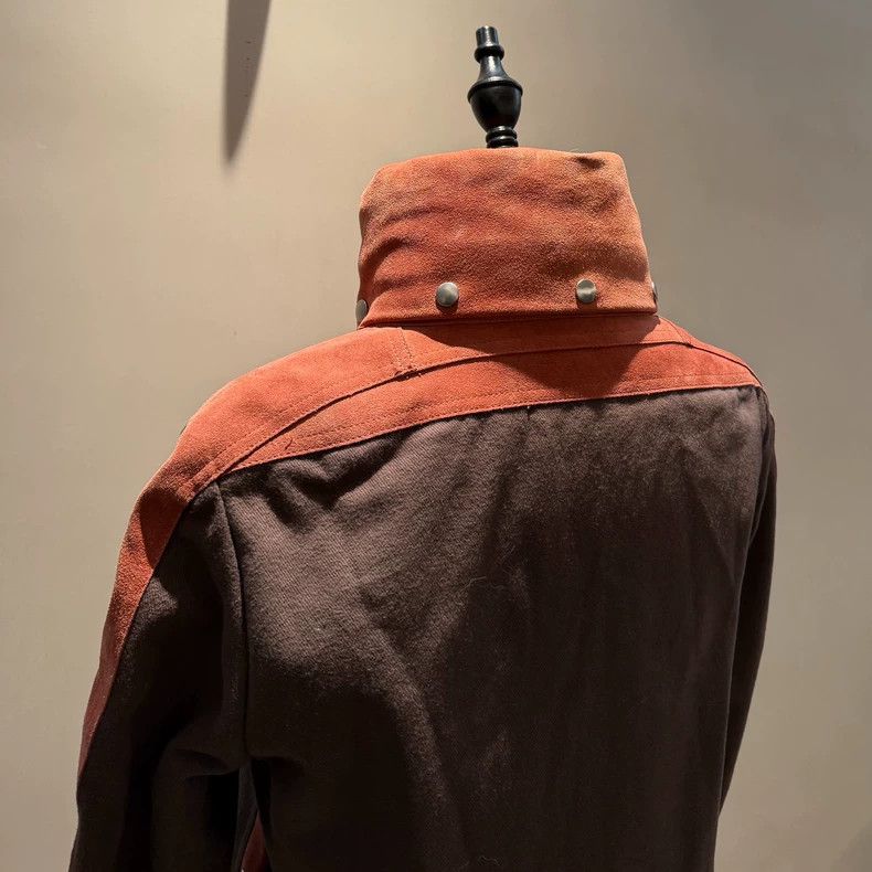 Rick Owens rickowens suede patchwork denim jacket Size US M / EU 48-50 / 2 - 4 Thumbnail