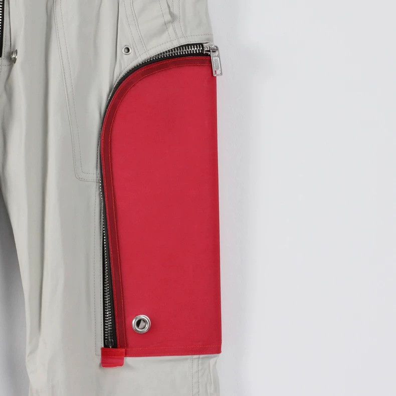 Rick Owens rickowens PVC splicing five - zipper god pants Size US 44 / EU 60 - 2 Thumbnail