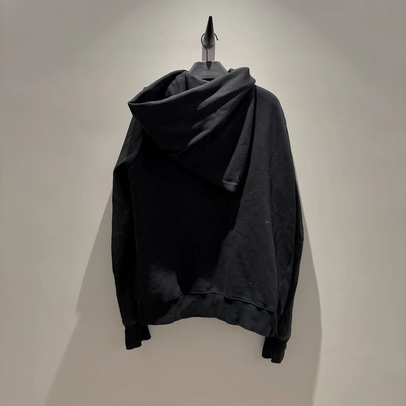 Rick Owens rickowens black hooded zip-up Size US M / EU 48-50 / 2 - 2 Thumbnail