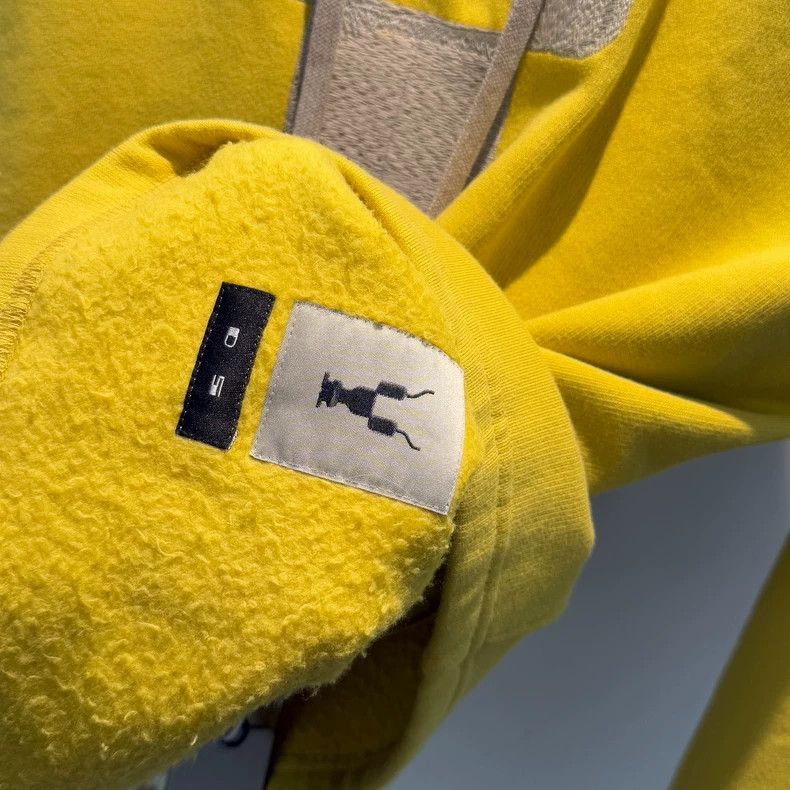 Rick Owens rickowens lemon yellow hoodie Size US M / EU 48-50 / 2 - 8 Thumbnail