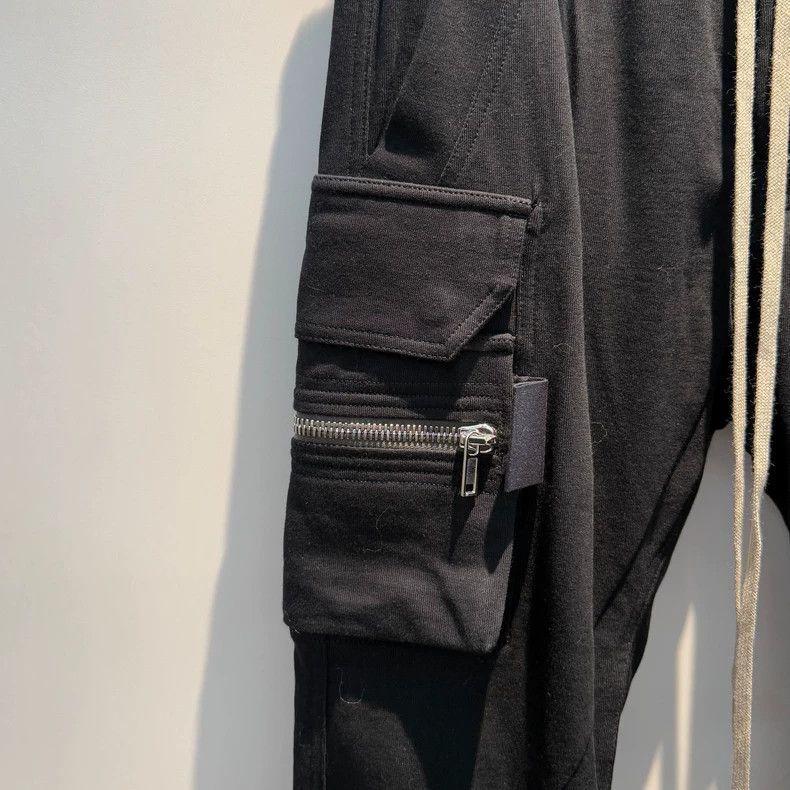 Rick Owens rickowens drawstring cargo joggers Size US 44 / EU 60 - 2 Thumbnail