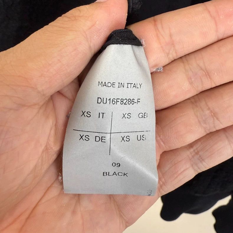 Rick Owens rickowens black hooded zip-up Size US M / EU 48-50 / 2 - 5 Thumbnail