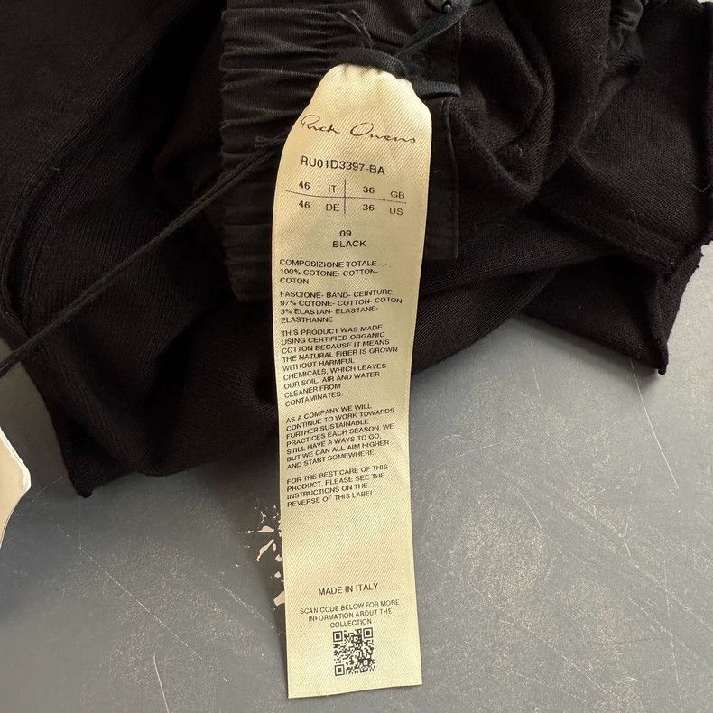 Rick Owens rickowens black classic shorts Size US 44 / EU 60 - 5 Thumbnail