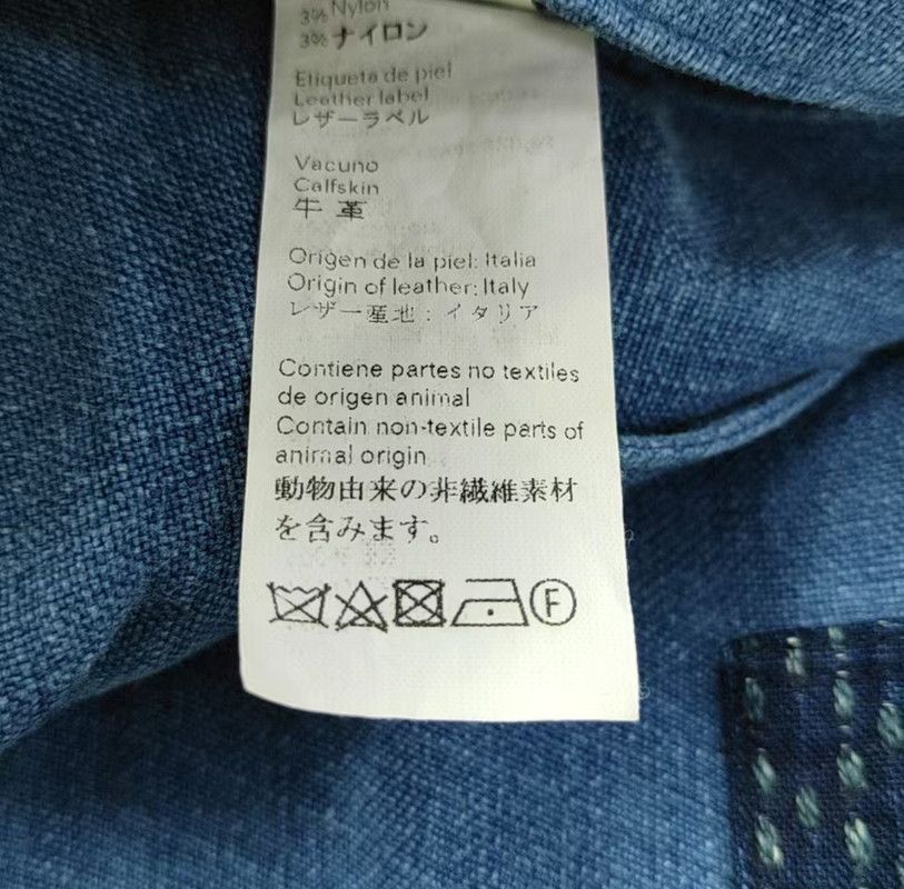 Loewe Loewe Blue Men's Denim Pants with Patches 0089 Size US 44 / EU 60 - 4 Thumbnail