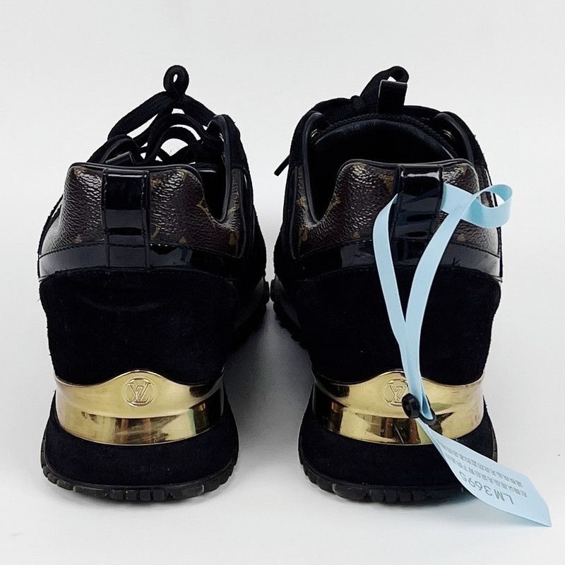 Louis Vuitton Louis Vuitton Run Away Black Sneakers for Women 0079 Size US 7 / IT 37 - 5 Thumbnail