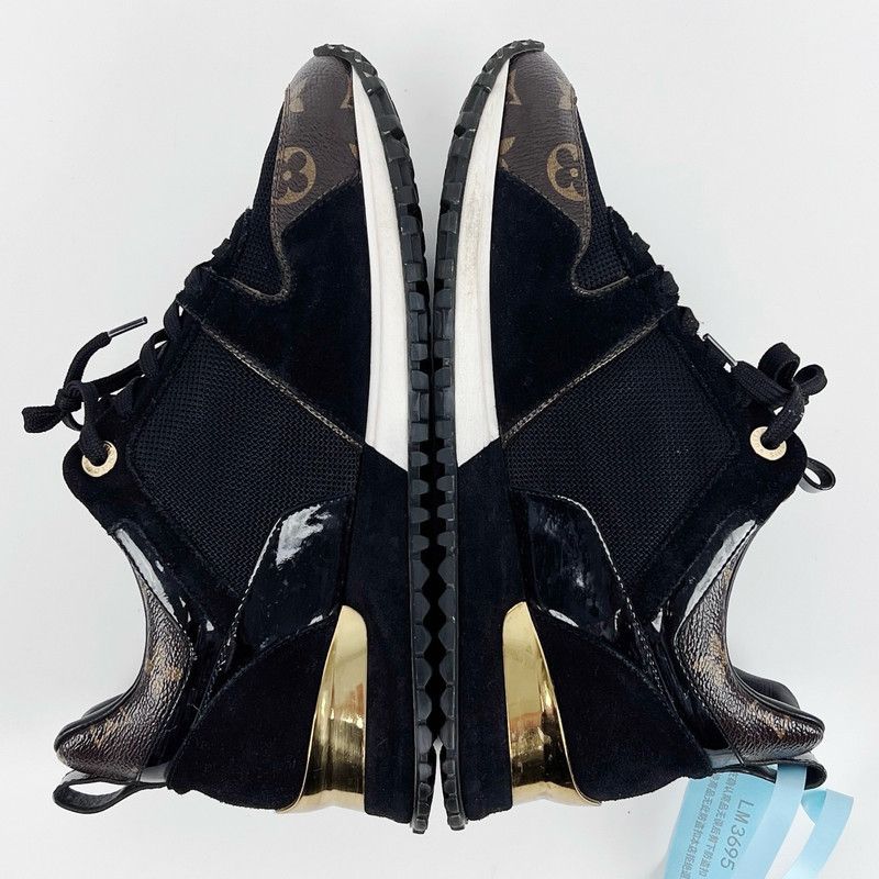 Louis Vuitton Louis Vuitton Run Away Black Sneakers for Women 0079 Size US 7 / IT 37 - 4 Thumbnail