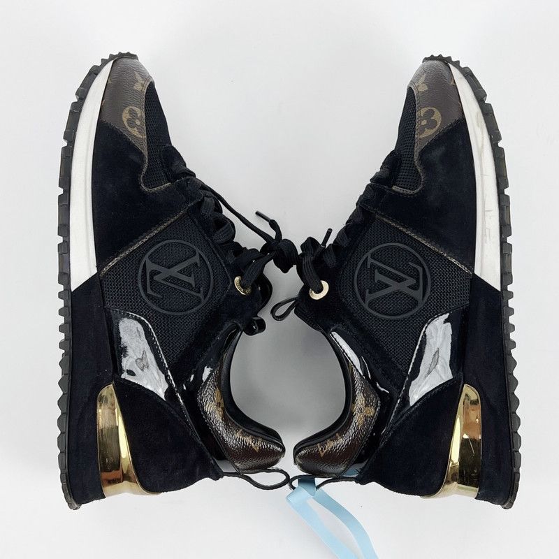 Louis Vuitton Louis Vuitton Run Away Black Sneakers for Women 0079 Size US 7 / IT 37 - 3 Thumbnail