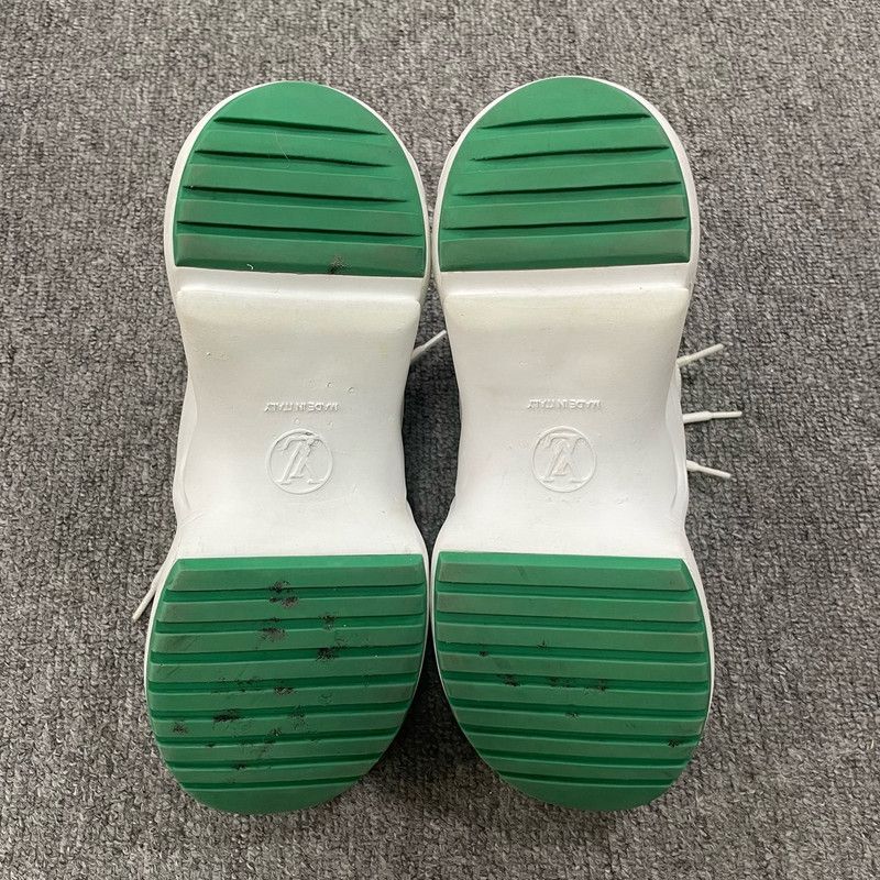Louis Vuitton Louis Vuitton Archlight Sneakers in Green and White 0079 Size US 6 / IT 36 - 4 Thumbnail