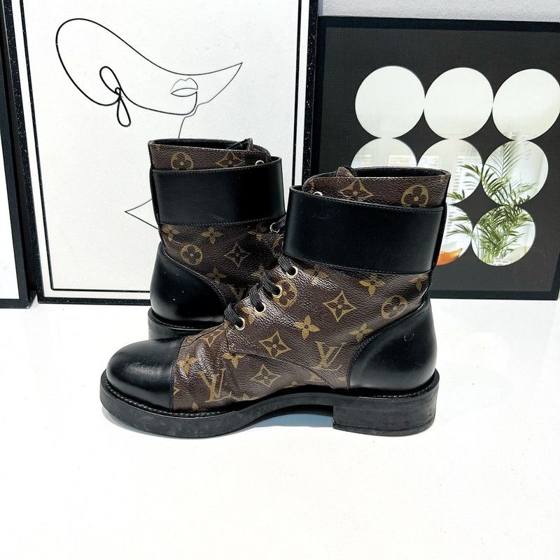 Louis Vuitton Louis Vuitton Brown Martin Ankle Boots 0079 Size US 8 / IT 38 - 7 Thumbnail