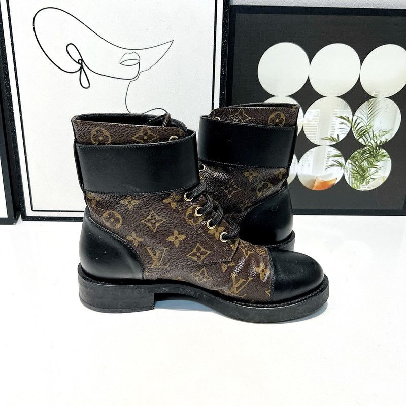 Louis Vuitton Louis Vuitton Brown Martin Ankle Boots 0079 Size US 8 / IT 38 - 4 Thumbnail
