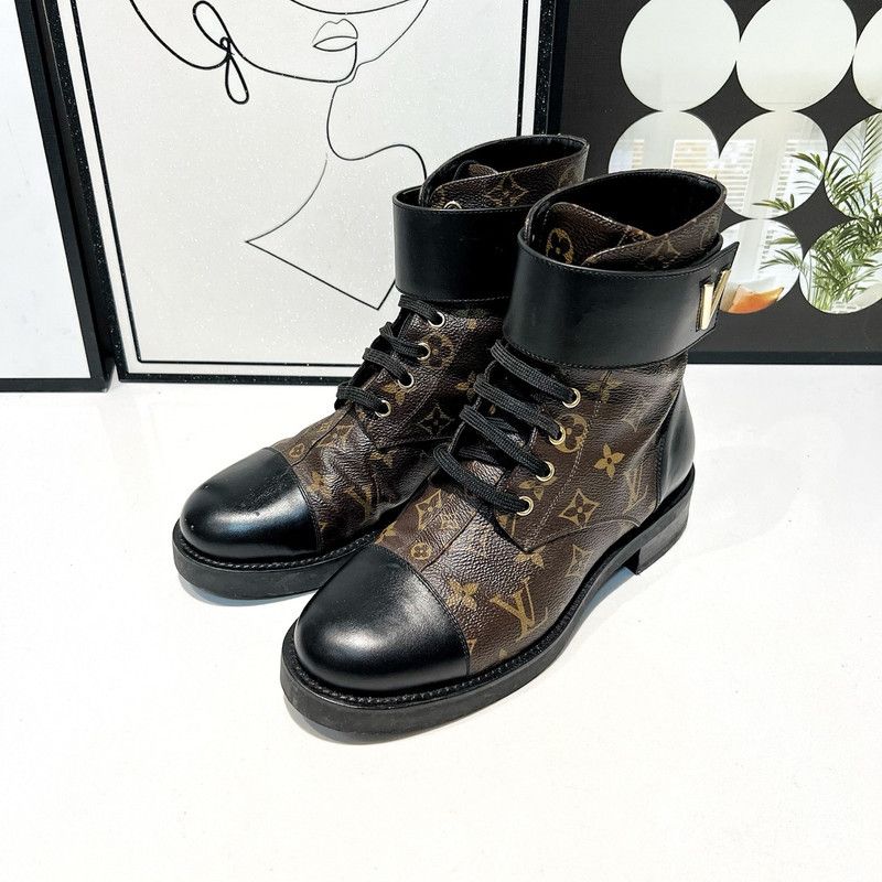 Louis Vuitton Louis Vuitton Brown Martin Ankle Boots 0079 Size US 8 / IT 38 - 2 Thumbnail