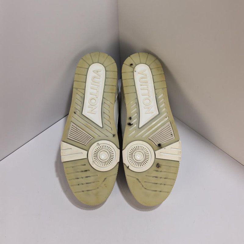 Louis Vuitton Louis Vuitton White Leather Low-Top Sneakers 0079 Size US 10 / IT 40 - 7 Thumbnail