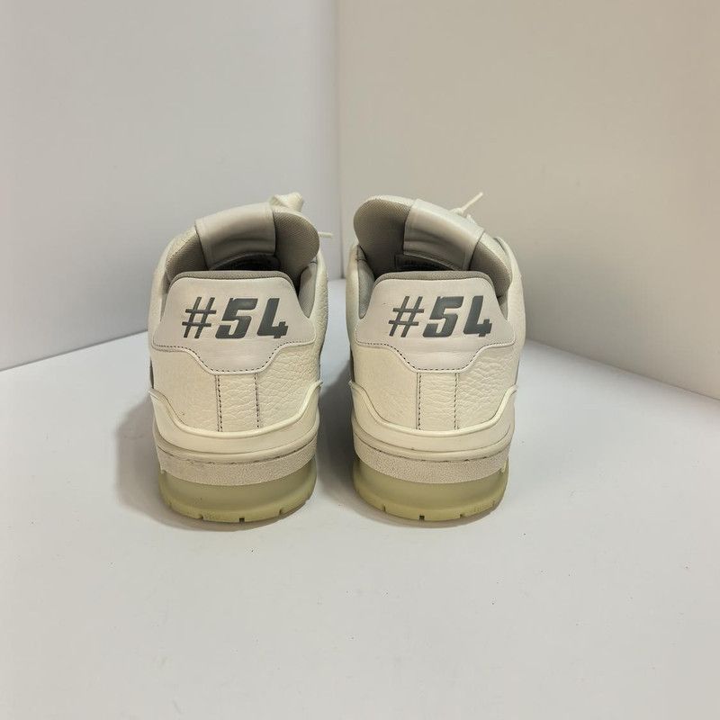 Louis Vuitton Louis Vuitton White Leather Low-Top Sneakers 0079 Size US 10 / IT 40 - 3 Thumbnail