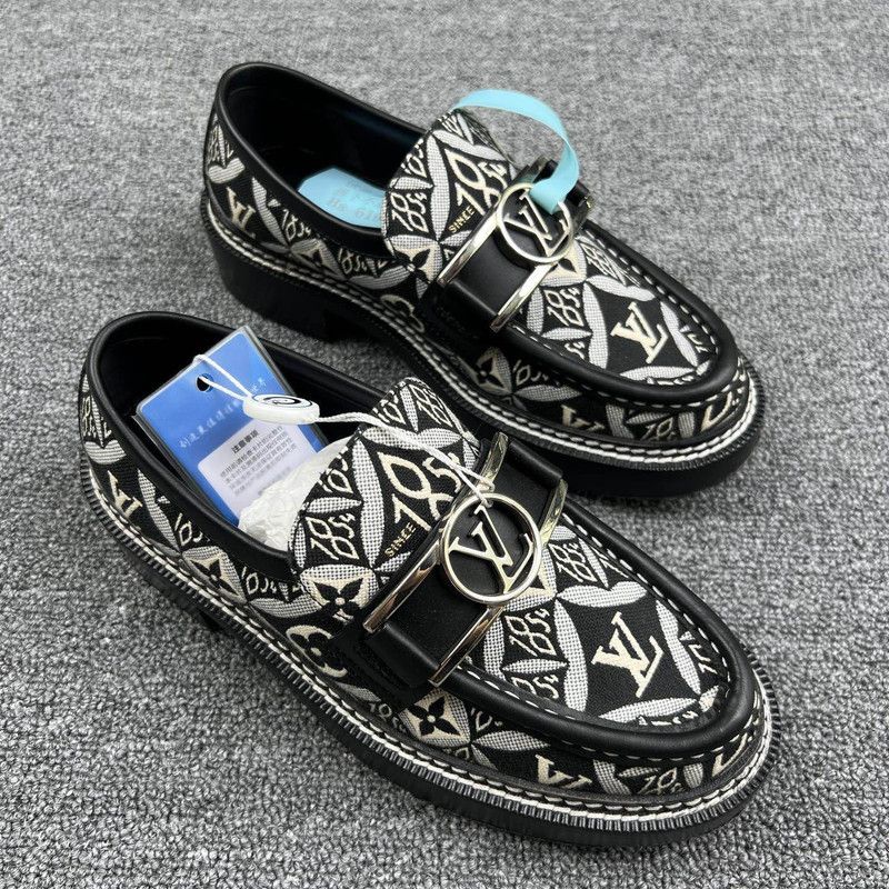 Louis Vuitton Louis Vuitton Academy Floral Print Loafers 0079 Size US 6 / IT 36 - 6 Thumbnail