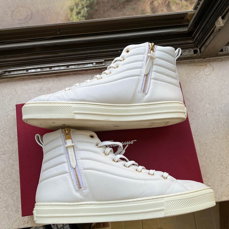 Louis Vuitton Louis Vuitton Stellar Quilted High-Top Sneakers 0079 Size US 10 / IT 40 - 3 Thumbnail