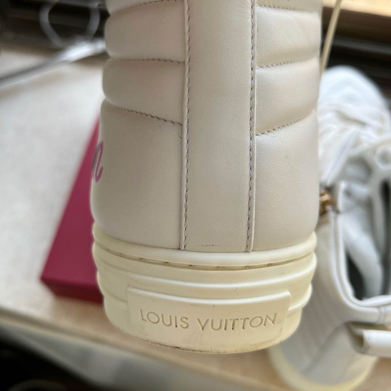 Louis Vuitton Louis Vuitton Stellar Quilted High-Top Sneakers 0079 Size US 10 / IT 40 - 11 Thumbnail