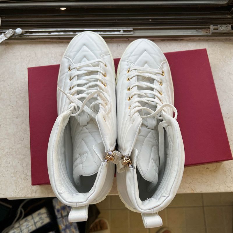 Louis Vuitton Louis Vuitton Stellar Quilted High-Top Sneakers 0079 Size US 10 / IT 40 - 7 Thumbnail