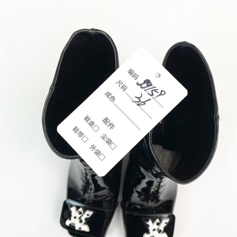 Louis Vuitton Yayoi Kusama x Louis Vuitton Black Ankle Boots 0079 Size US 4 / IT 34 - 8 Thumbnail