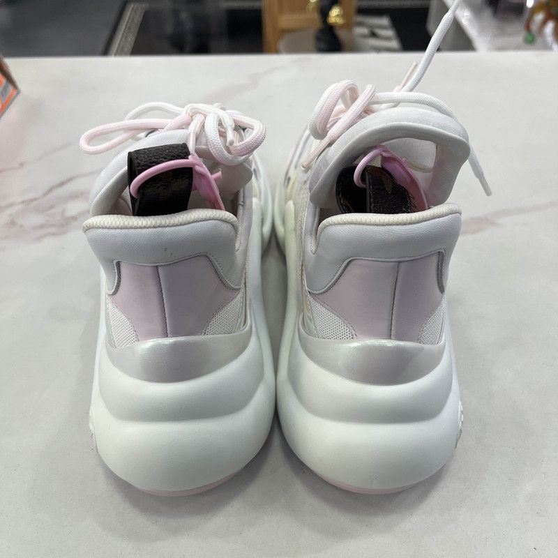Louis Vuitton Louis Vuitton Archlight White Sneakers for Women 0079 Size US 6 / IT 36 - 3 Thumbnail