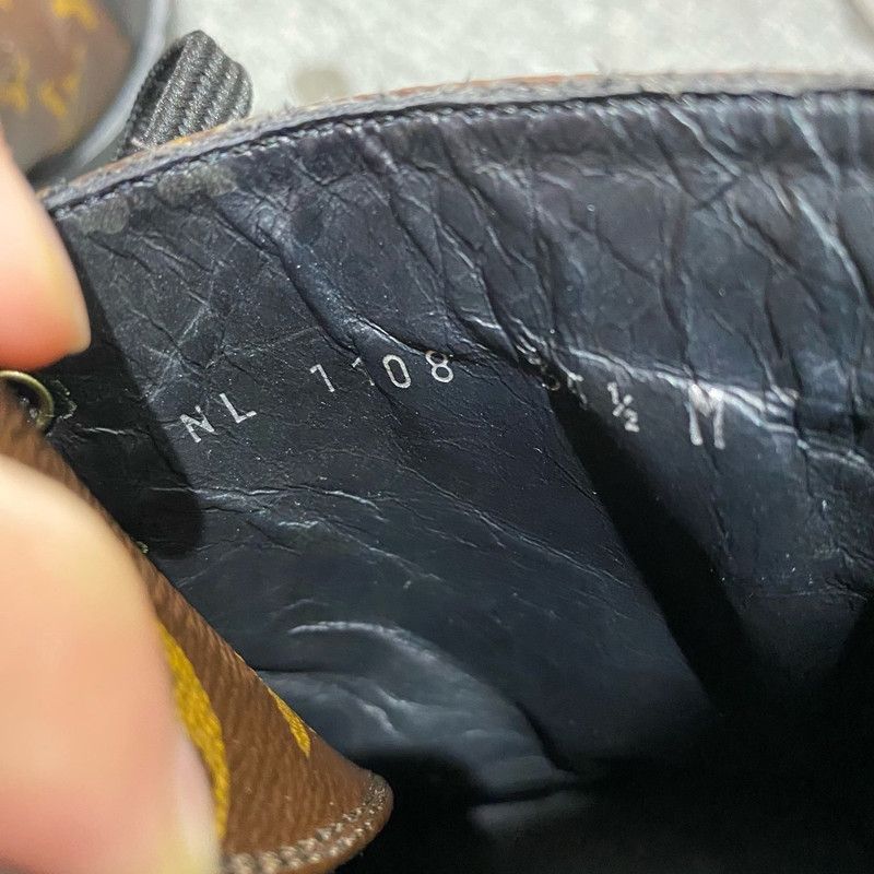 Louis Vuitton Louis Vuitton Wonderland Monogram Brown Martin Boots 0079 Size US 4 / IT 34 - 3 Thumbnail