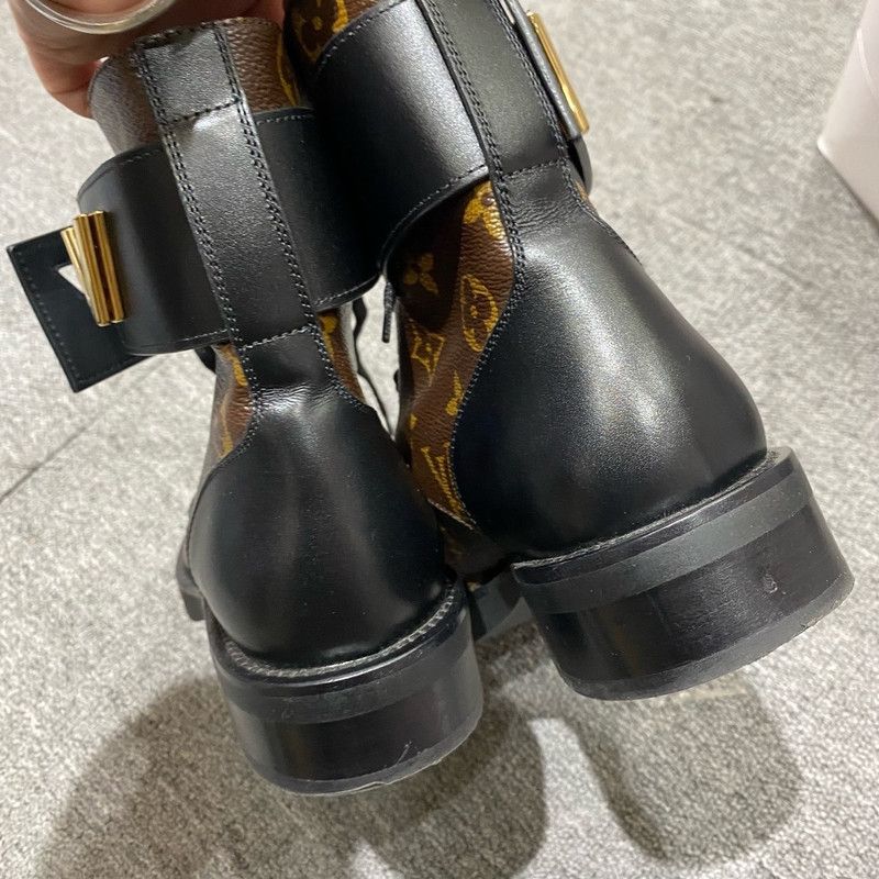 Louis Vuitton Louis Vuitton Wonderland Monogram Brown Martin Boots 0079 Size US 4 / IT 34 - 5 Thumbnail